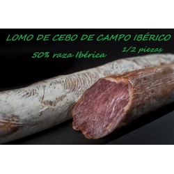 LOMO DE CEBO DE CAMPO IBÉRICO 50%RAZA Ibérica 1/2 pieza